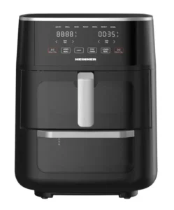 Friteuza cu aer cald Heinner HAFO-M11BK1700, 11 l (6+5), Display Touchscreen, Timer, 10 programe (Negru) — 269,99 lei la evoMAG