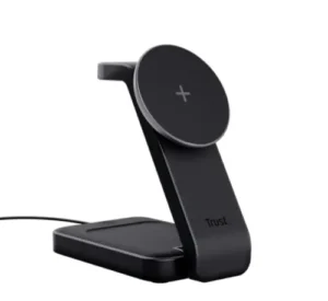 Incarcator wireless Trust 3-in-1 Viro, 15W (Negru) — 154,99 lei la evoMAG