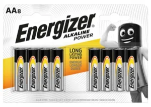 Baterii alkaline AA Energizer, 8 buc/set — 39,99 lei la evoMAG